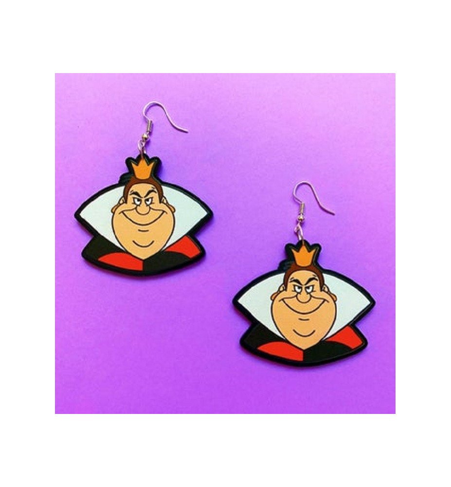 Boucles d'oreilles Reine de coeur