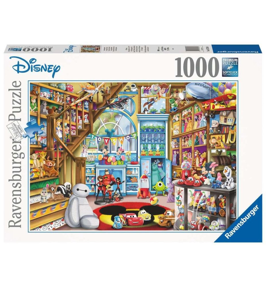 Puzzle 1000 pièces Le magasin de jouets Disney - Ravensburger