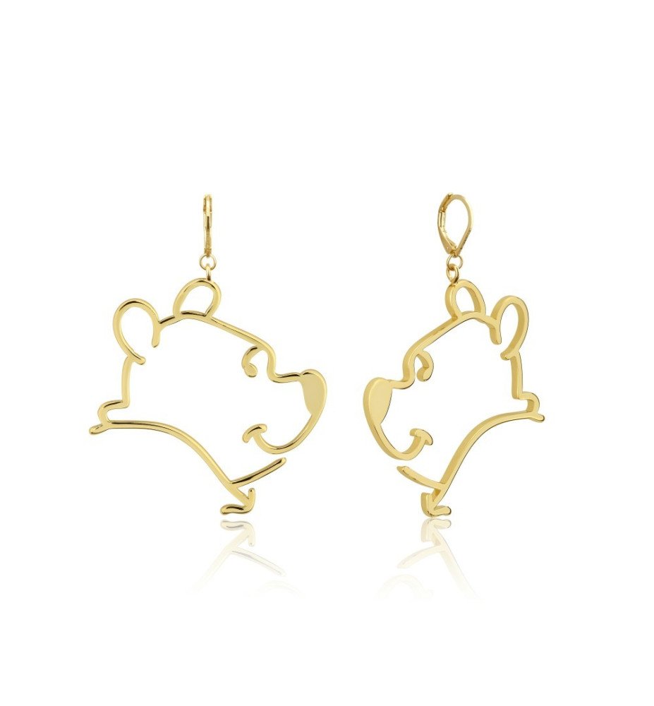 Boucles d'oreilles "Winnie l'ourson" - Couture Kingdom