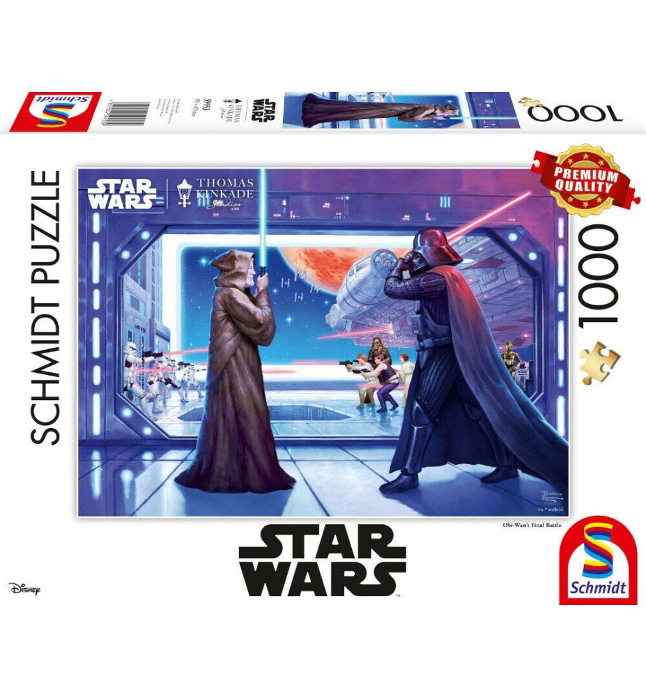 Puzzle "Star Wars - Obi Wan's Final Battle " - Thomas Kinkade