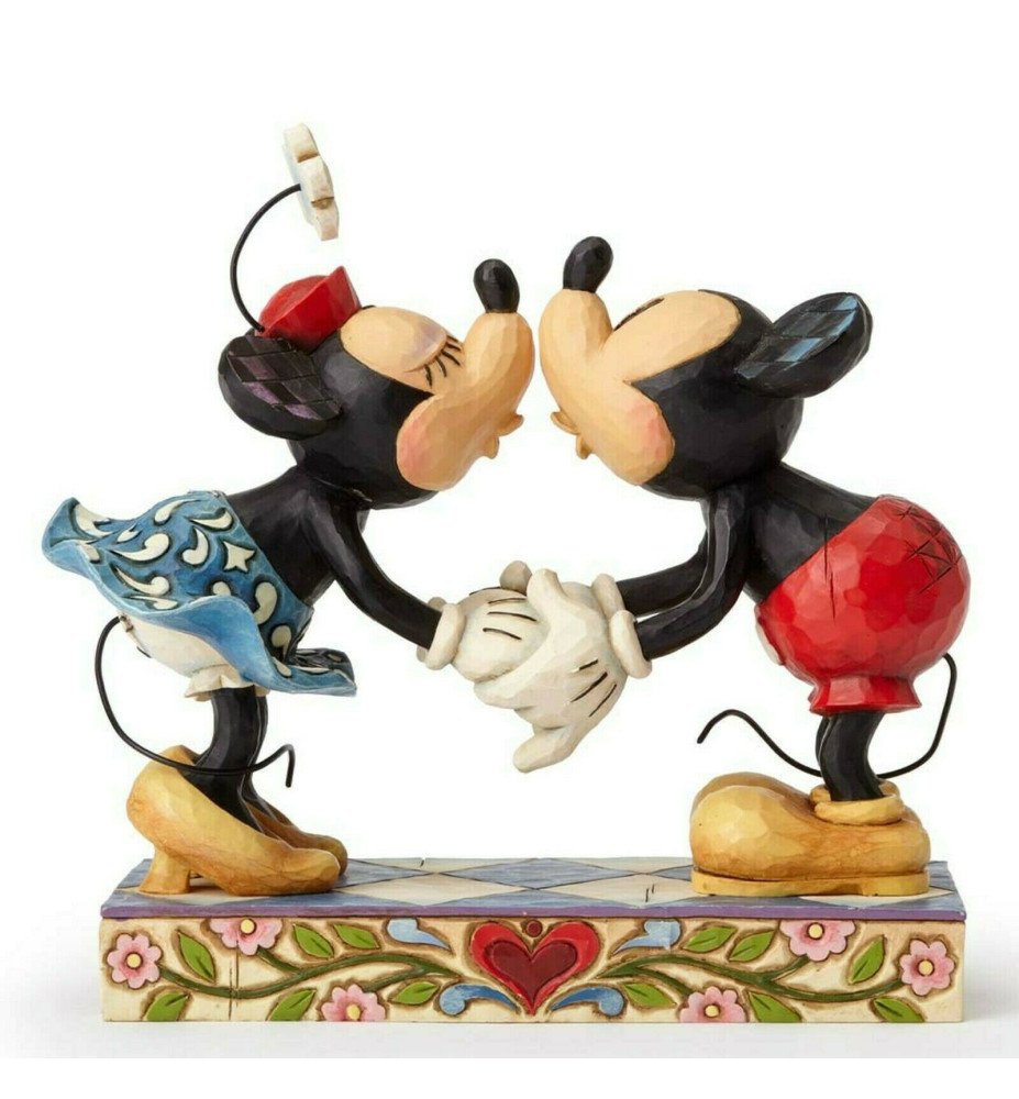 Figurine "Mickey et Minnie Kiss " - Disney Traditions