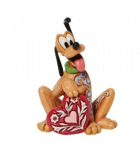Mini Figurine "Pluto avec Cœur" - Disney Traditions