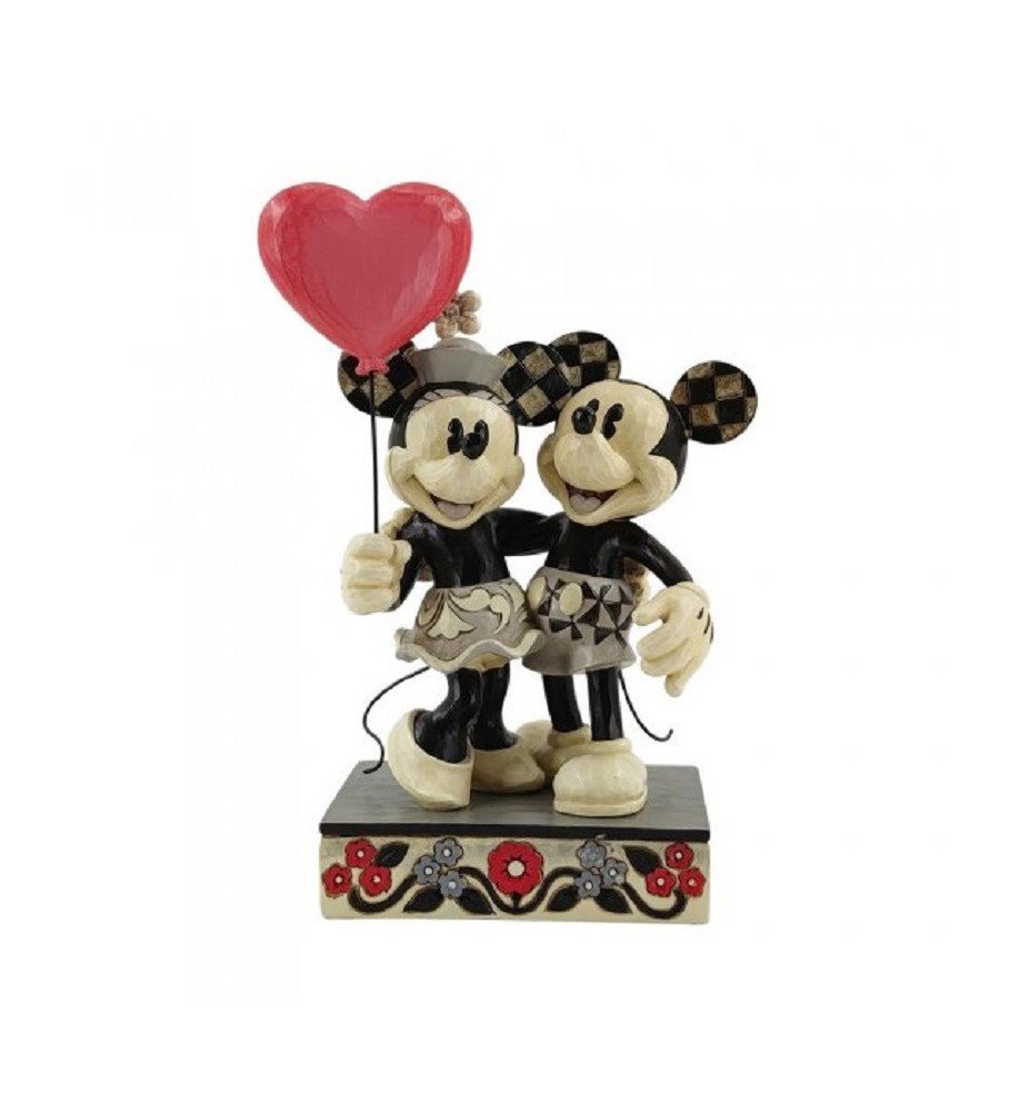 Figurine " Mickey et Minnie Coeur " - Disney Traditions