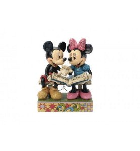 Figurine " Mickey et Minnie livre " - Disney Traditions