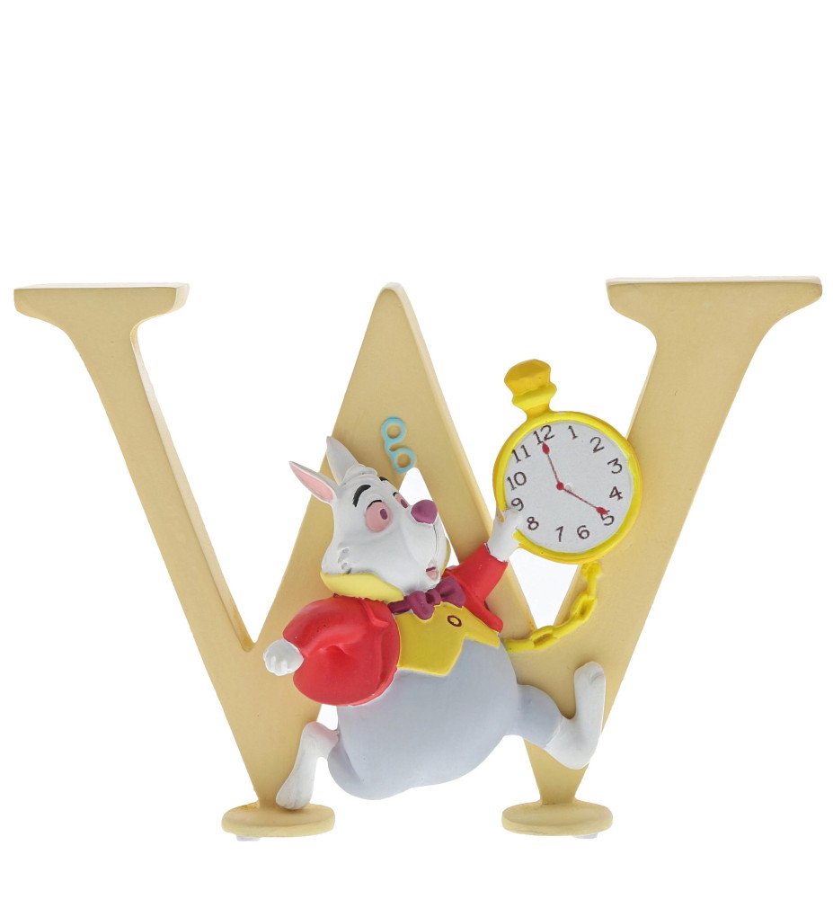 "W" - White Rabbit Disney Enchanting