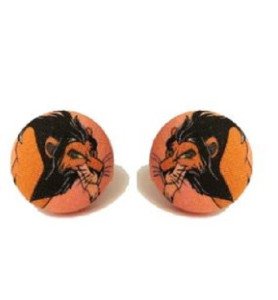 Boucles d'oreilles "Scar" - Le roi lion