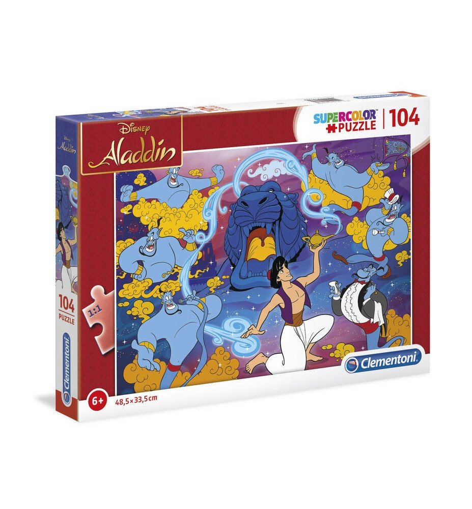 Puzzle 104 pièces "Aladdin" - Clementoni