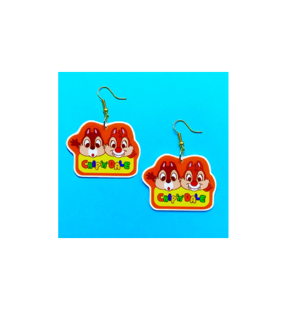 Boucles d'oreilles " Tic et Tac "