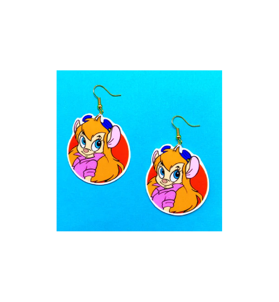 Boucles d'oreilles "Gadget -Tic et Tac Les rangers du risque "