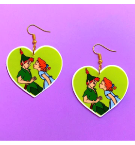 Boucles d'oreilles "Peter et Wendy - Peter Pan "