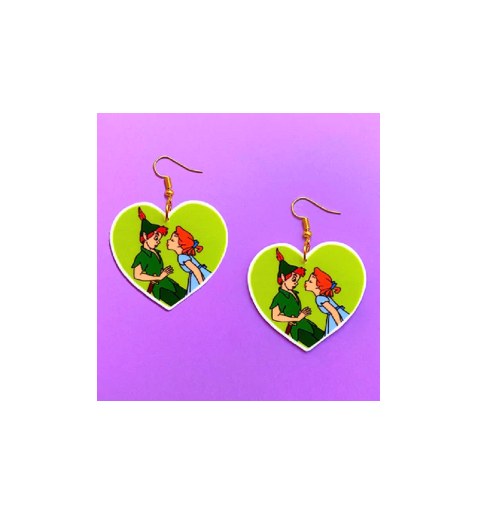 Boucles d'oreilles "Peter et Wendy - Peter Pan "