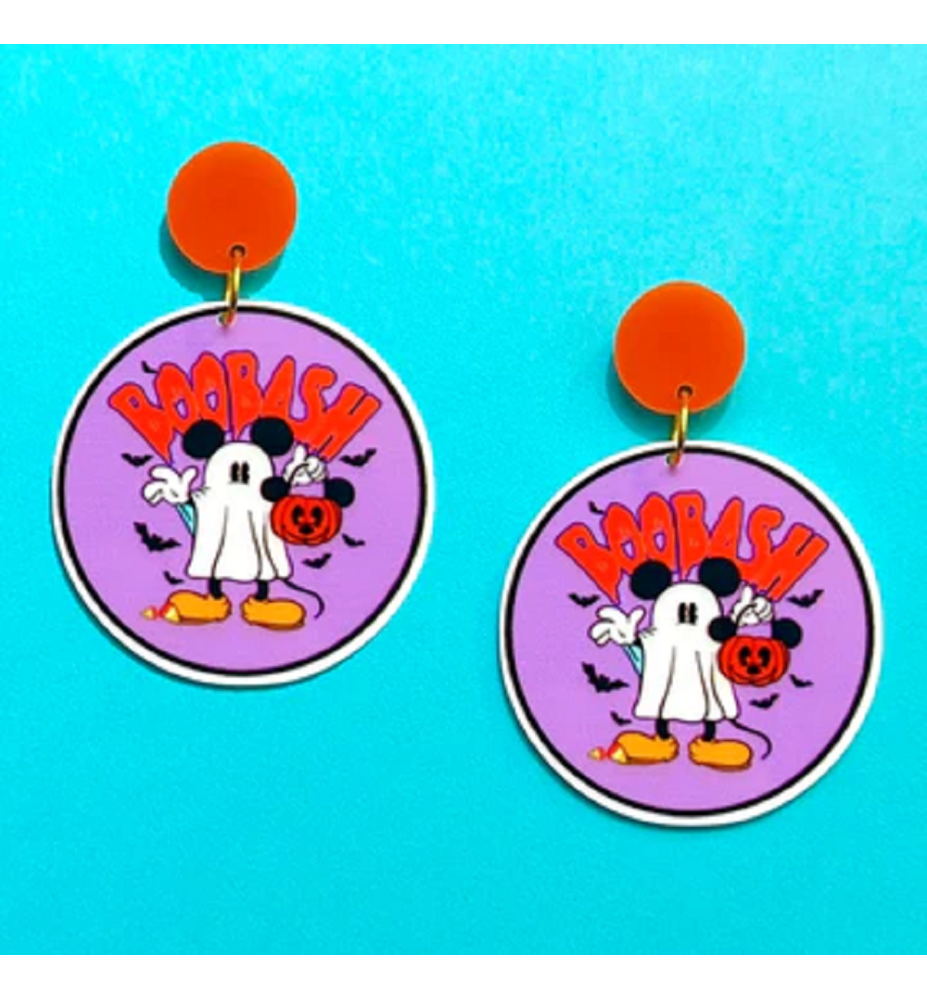 Boucles d'Oreilles Mickey Fantôme