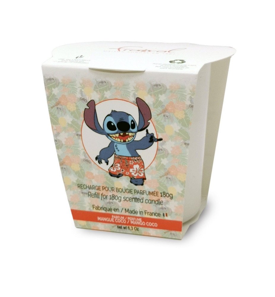 Recharge de Bougie Francal Stitch - Parfum Mangue Coco
