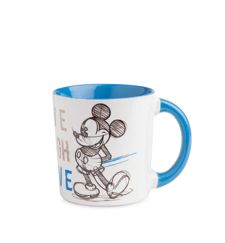 Mug Mickey Live Laugh Love Bleu