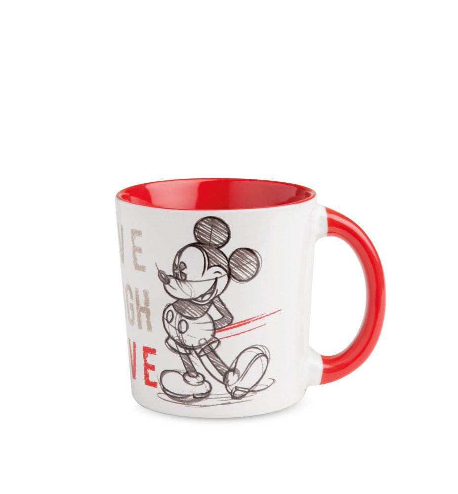 Mug Mickey Live Laugh Love Rouge