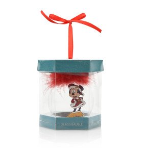 Boule de Noël plume Minnie