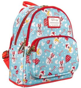 Sac à dos Noël Mickey Minnie bonhomme de neige + ears - Loungefly