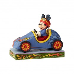 Figurine Mickey en voiture...
