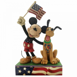 Mickey et Pluto patriote...