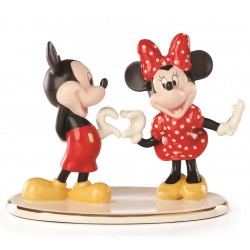 Mickey et Minnie coeur - Lenox