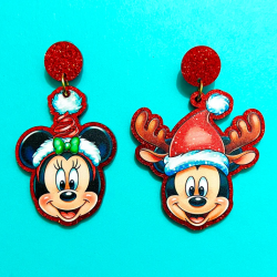 Boucles d'oreilles Mickey...