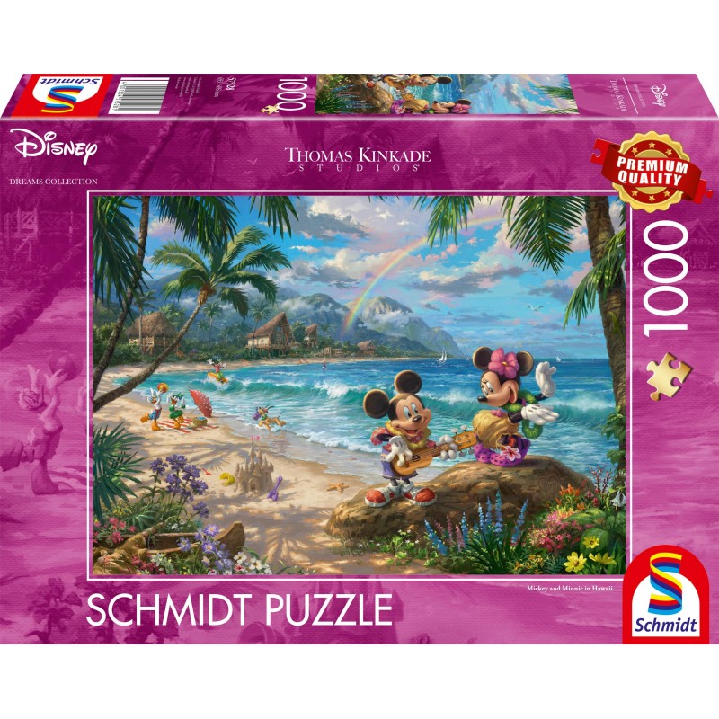 Puzzle 500 pièces : Disney : La Belle et la bête - Schmidt - Rue