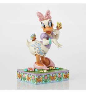 Figurine Daisy Duck Fleur et papillon - Disney Traditions