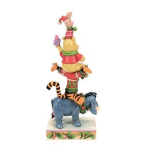 Figurine Winnie l'ourson et ses amis noël - Disney Traditions