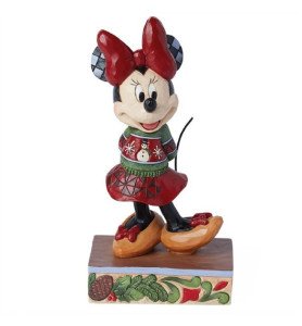 Figurine Minnie noël - Disney Traditions