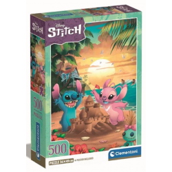 Puzzle 500 pièces Stitch et...