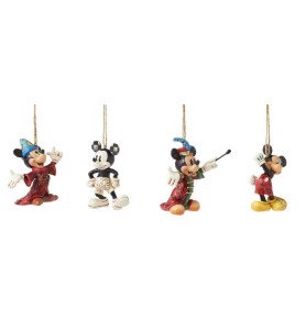 Set de 4 ornements Mickey - Disney Traditions