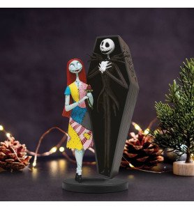 Figurine Jack dans le cercueil et Sally - Disney Showcase