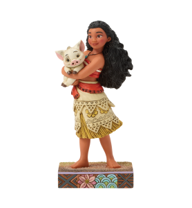 Figurine Vaiana et Pua - Disney Traditions