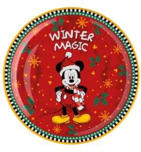 Plat Assiette Mickey Mouse - Winter Magic