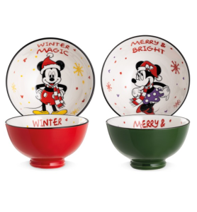 Set de 2 bol Mickey et Minnie - Winter Magic