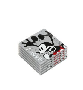 Sous verre Mickey Mouse I am - Gris