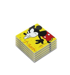 Sous verre Mickey Mouse I am - Jaune