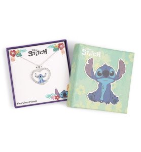 Collier Stitch en cœur - Lilo et Stitch