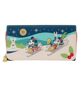 Portefeuille Mickey and Minnie Holliday - Loungefly