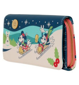 Portefeuille Mickey and Minnie Holliday - Loungefly
