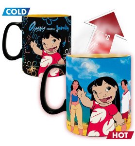 Mug Thermo réactif "Lilo et Stitch"