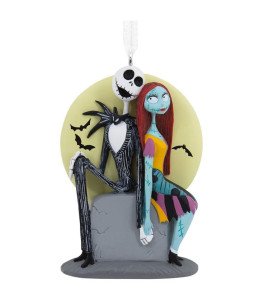 Ornement Jack et Sally sur la lune L'étrange Noël de Mr Jack - Disney Hallmark