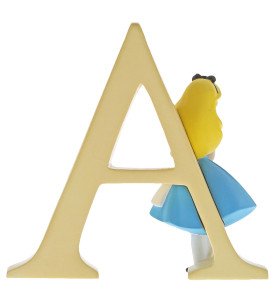 "A" - Alice In Wonderland Disney Enchanting
