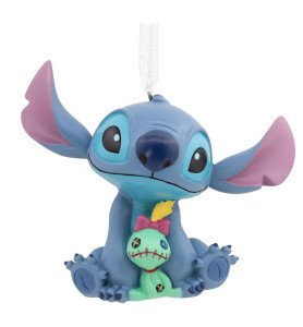 Ornement Stitch et Souillon - Disney Hallmark