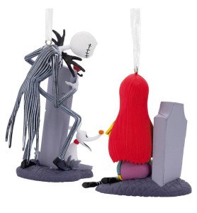 Coffret Ornement Jack et Sally L'étrange Noël de Mr Jack - Disney Hallmark