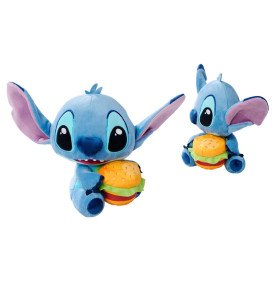 Peluche Stitch avec Hamburger - Lilo et Stitch