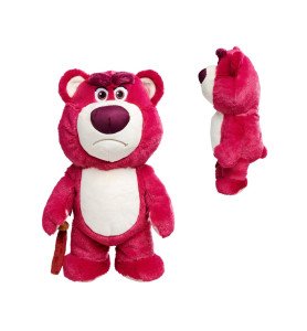 Peluche Doudou Lotso avec canne 50 cm - Toy Story