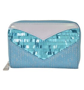 Portefeuille Elsa Glitter Sequin Cosplay - Loungefly