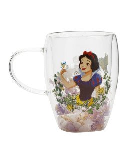 Tasse en verre Blanche Neige - Disney Pastel Princess Floral