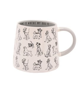 Mug Home is where my dog is - Disney cats and dogs